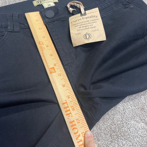 Democracy Womens Ab technology freedom ankle jeans sz 14 high rise black jeans - Picture 7 of 12